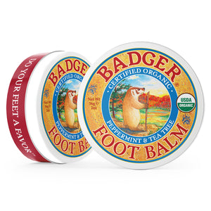 foot balm organic treatment side