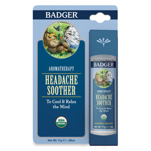 headache soother organic aromatherapy stick packaging