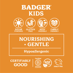 kids mineral sunscreen face stick SPF 35 certifications