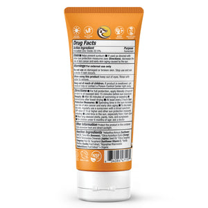 kids mineral sunscreen cream back