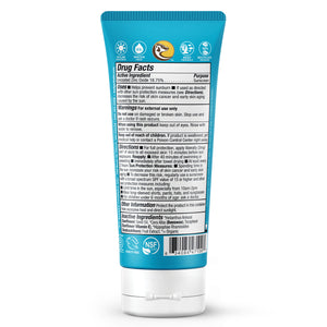 mineral sunscreen cream SPF 30 unscented back