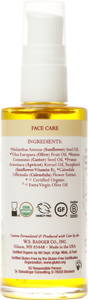 organic face cleansing oil unscented back