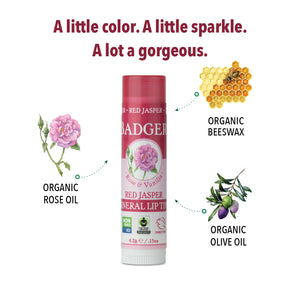 organic ingredients mineral lip tint red jasper