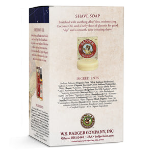 organic shaving gift set box