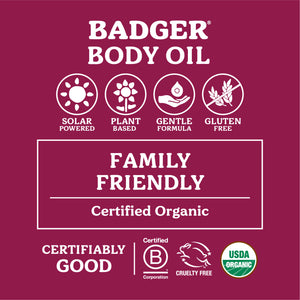organic rose body oil certifications