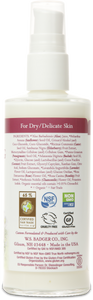 rose cleansing milk back