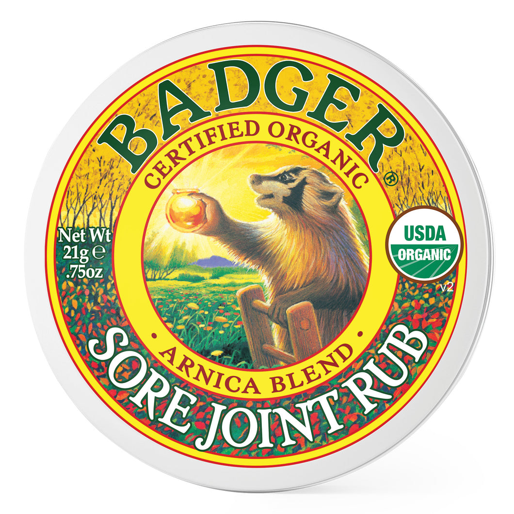 sore joint rub small tin