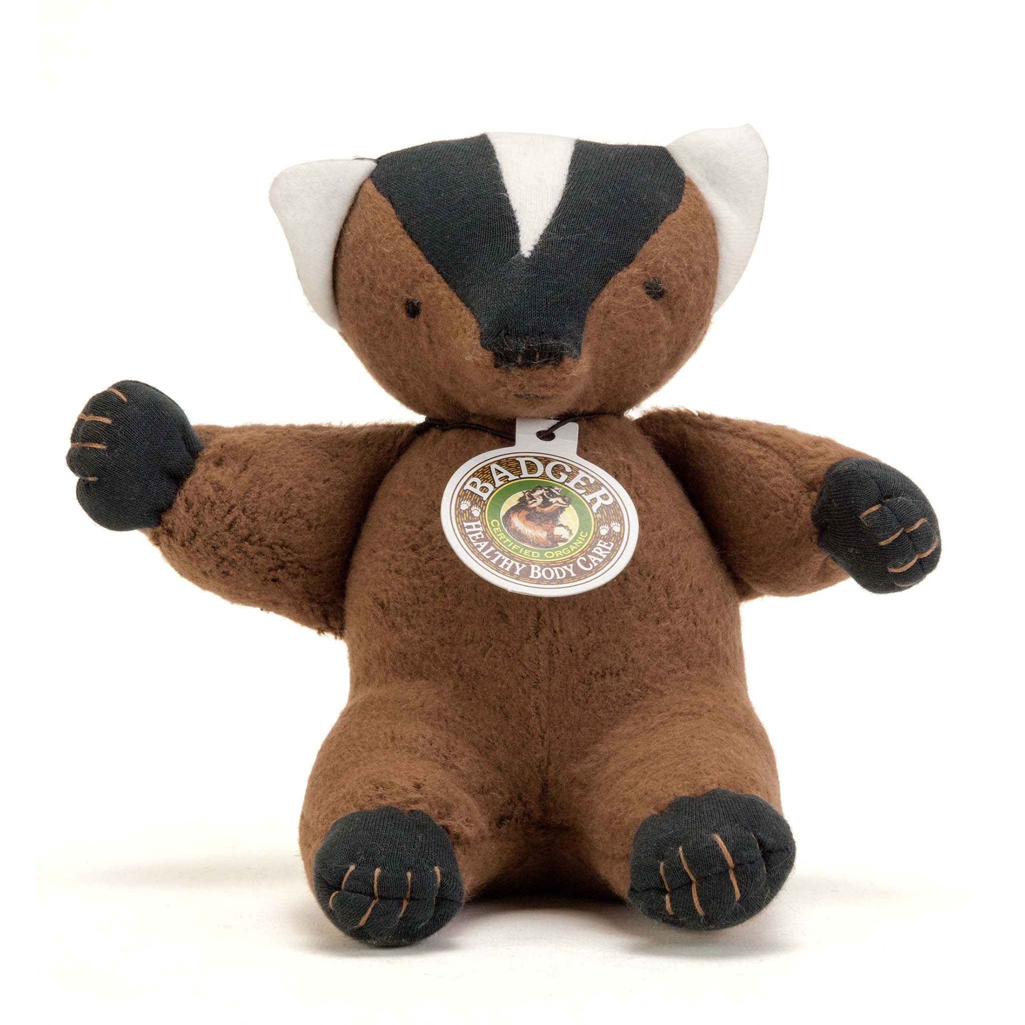 Organic Cotton Stuffed Badger