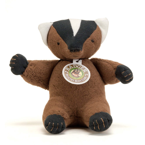 stuffed badger organic cotton