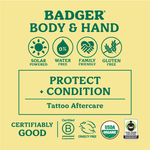 organic tattoo balm certifications